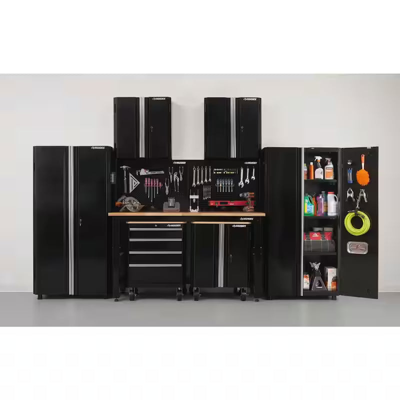 24-Gauge Steel Wall Mounted Garage Cabinet in Red F296