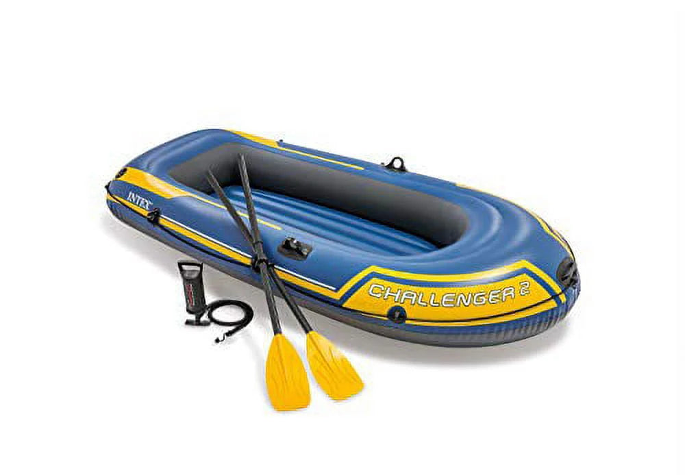 2-Person Inflatable Boat Set with Oars and Air Pump A20513