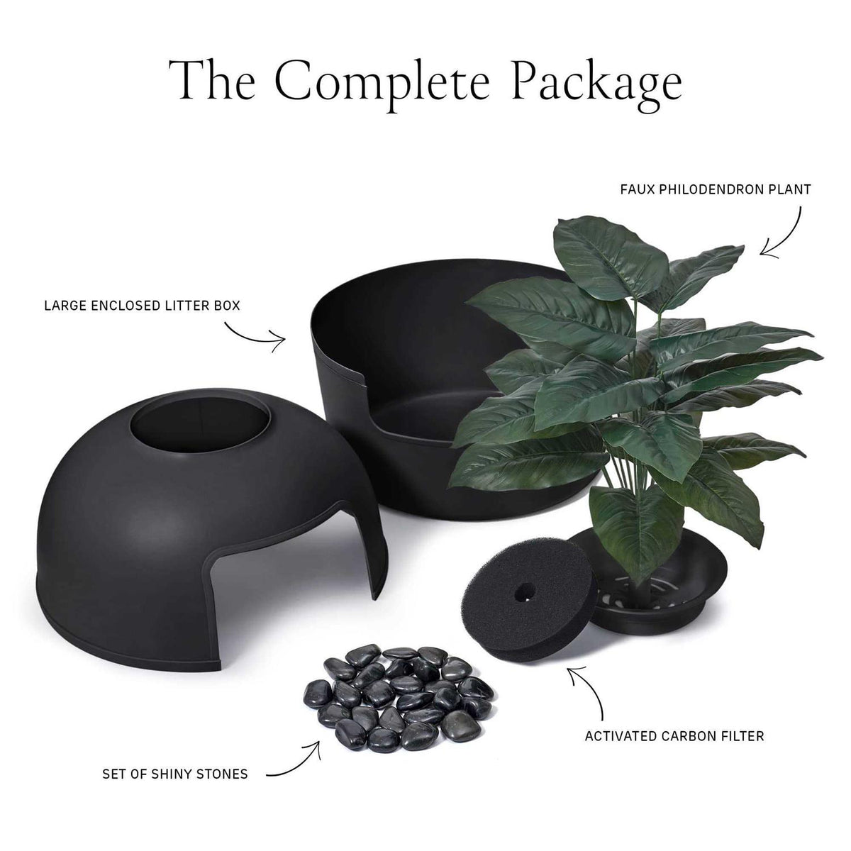 Hidden Litter Box Enclosure with Carbon Filter F58773