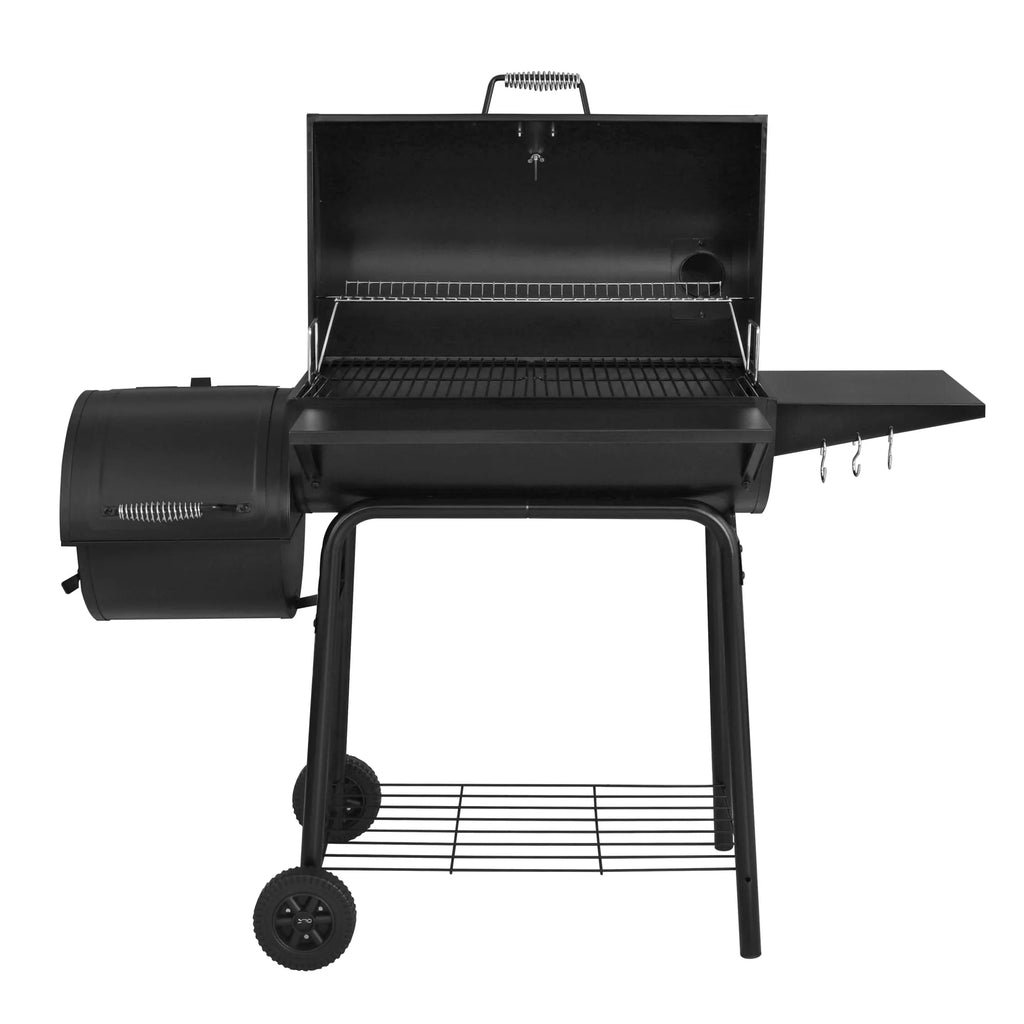 Steel Charcoal Grill with Offset Smoker Z438