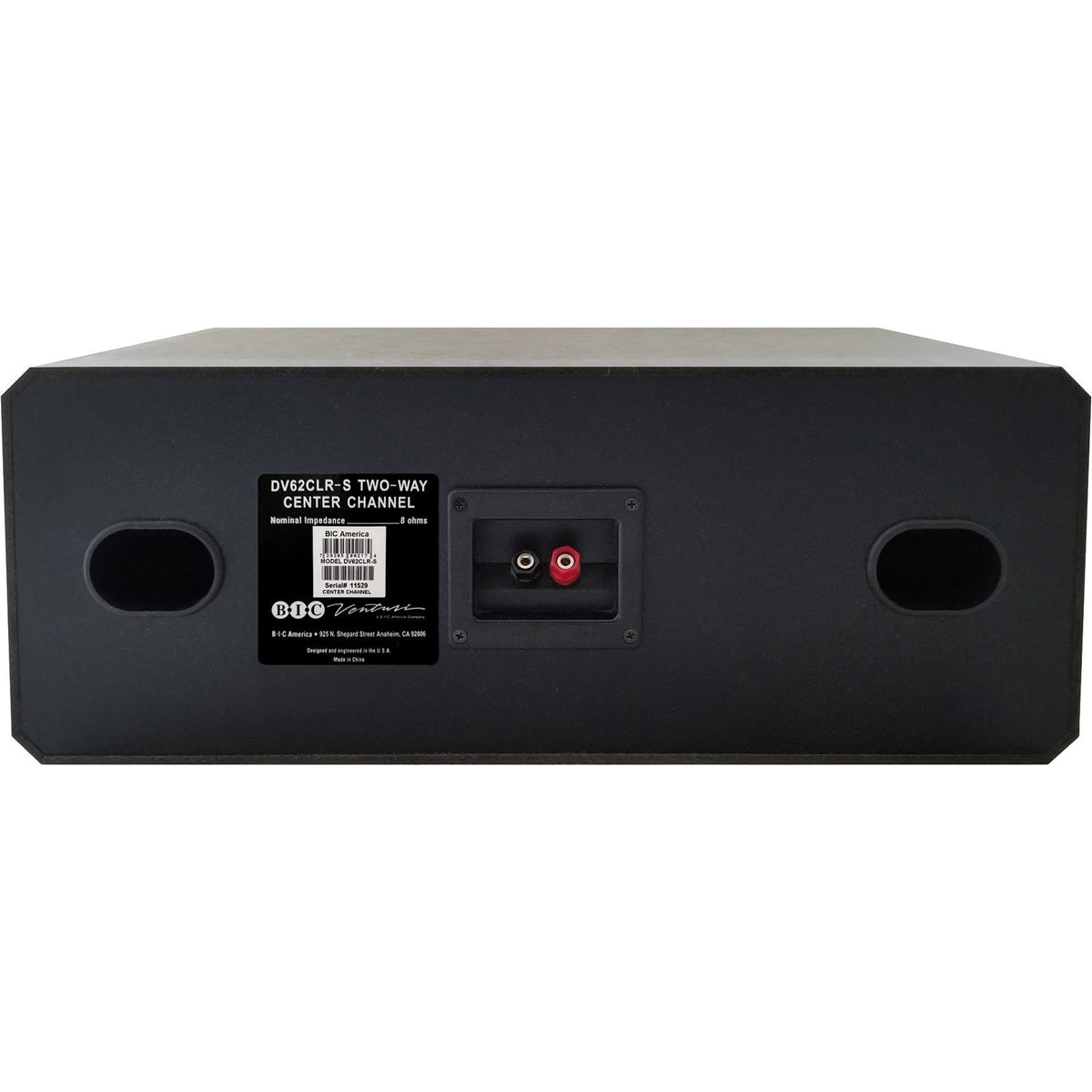 Black 2-way Center Channel Speaker S775792