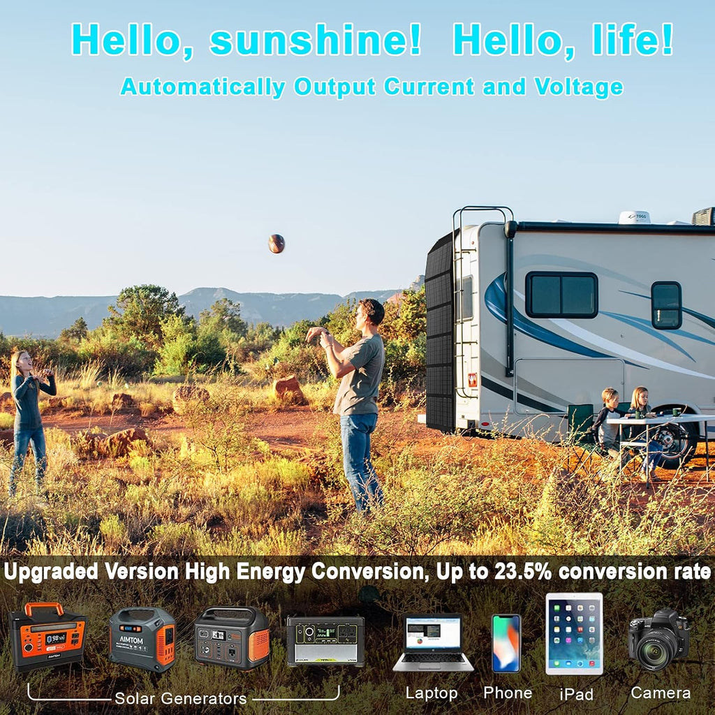 60W Foldable Portable Solar Panel U204687