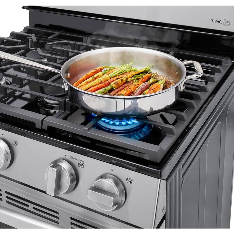 5.8 cu.ft. Smart Single Oven Gas Range with EasyClean, Wi-Fi Enabled Stainless Steel M933
