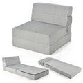 Grey Convertible Sleeper Chair W961246