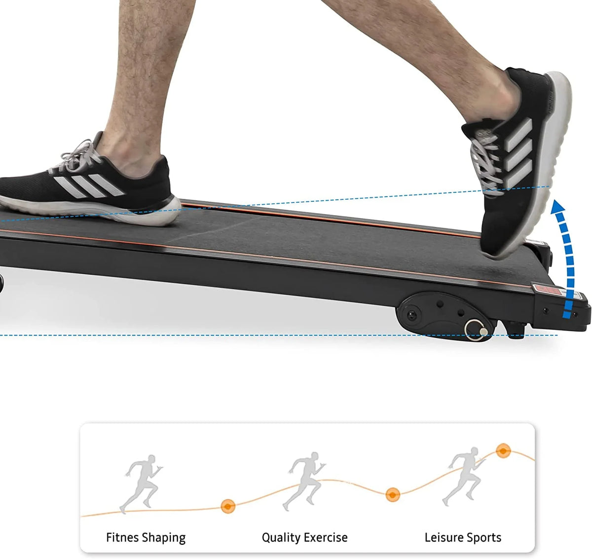 Folding Treadmill with Bluetooth and Incline W18652