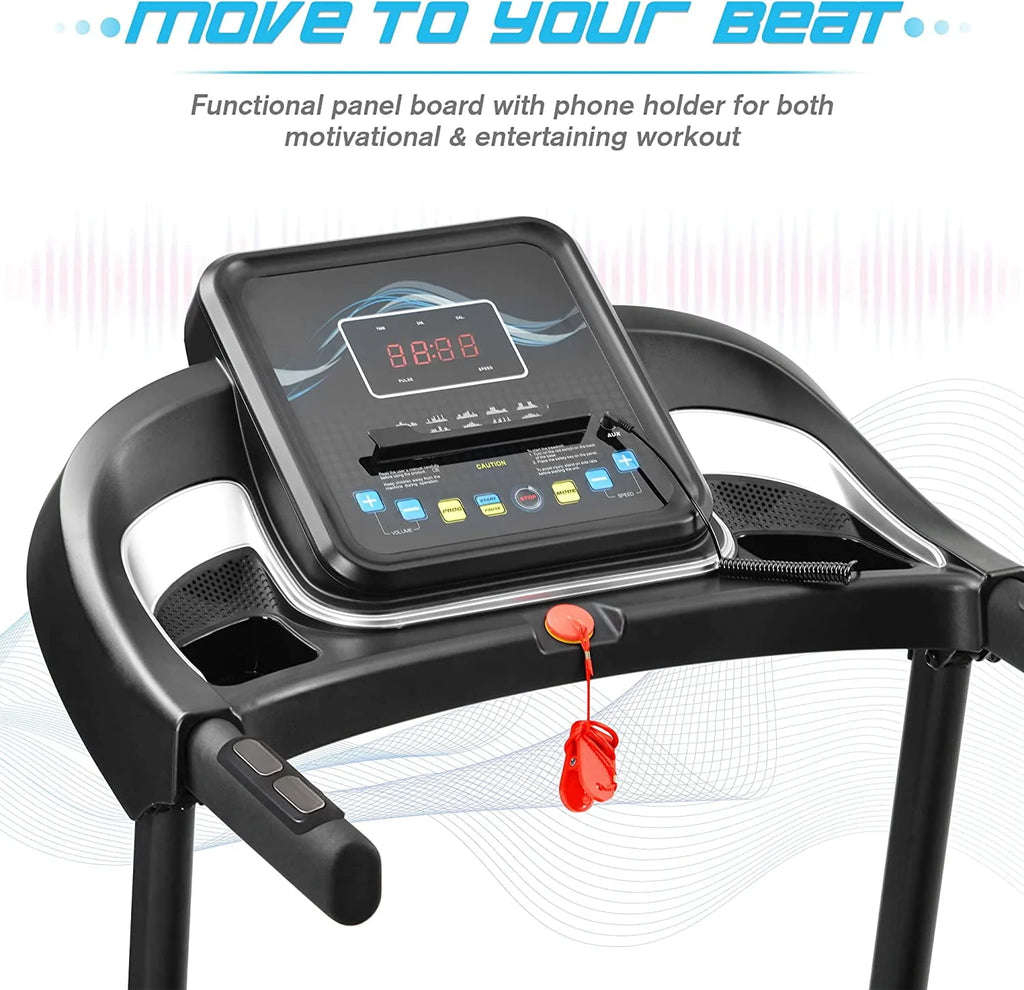Folding Treadmill with Bluetooth and Incline W18652