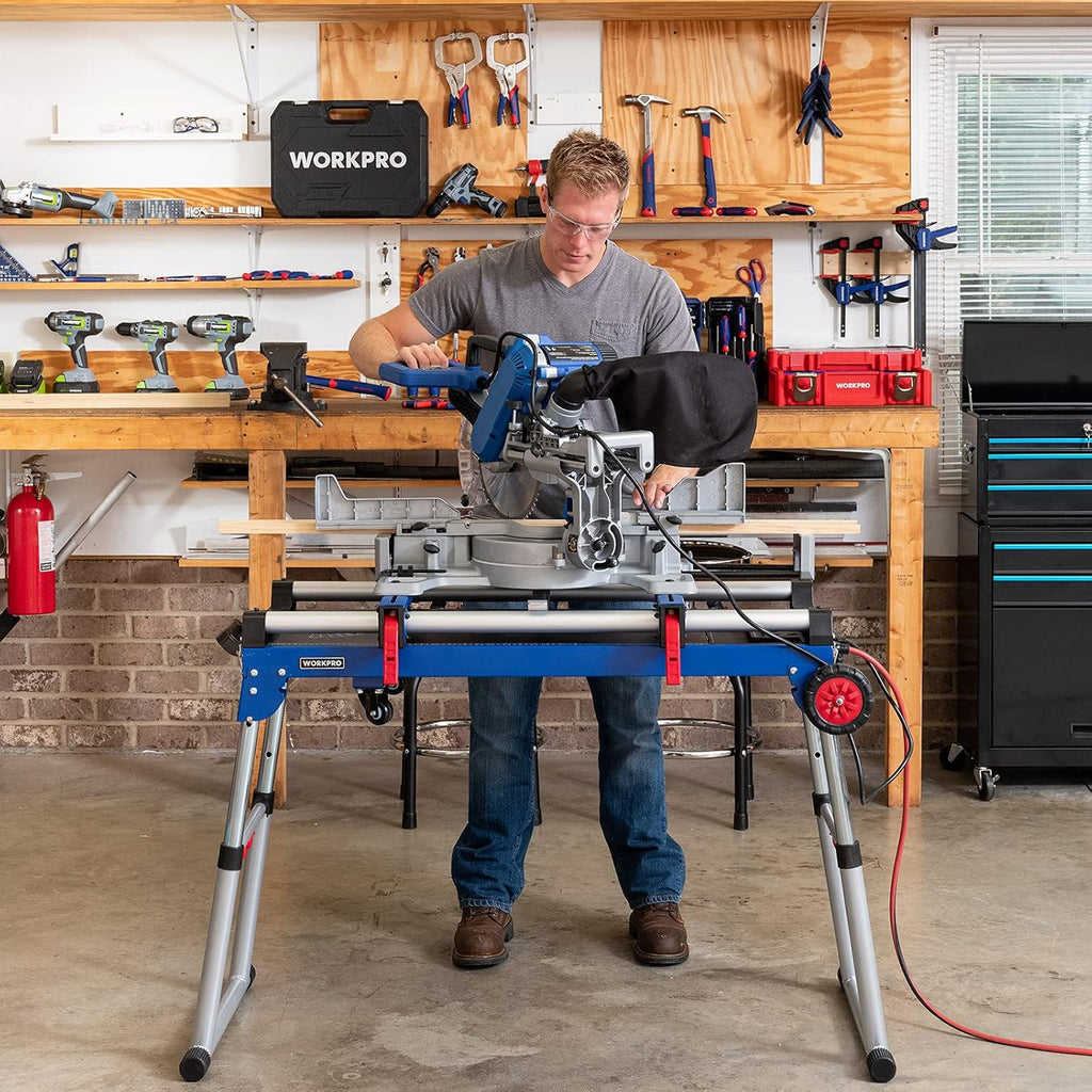 Portable Folding Workbench with Adjustable Legs J868