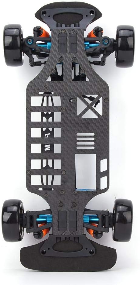 Aluminium Alloy Plastic 1:10 RC Car Frame Kit R130