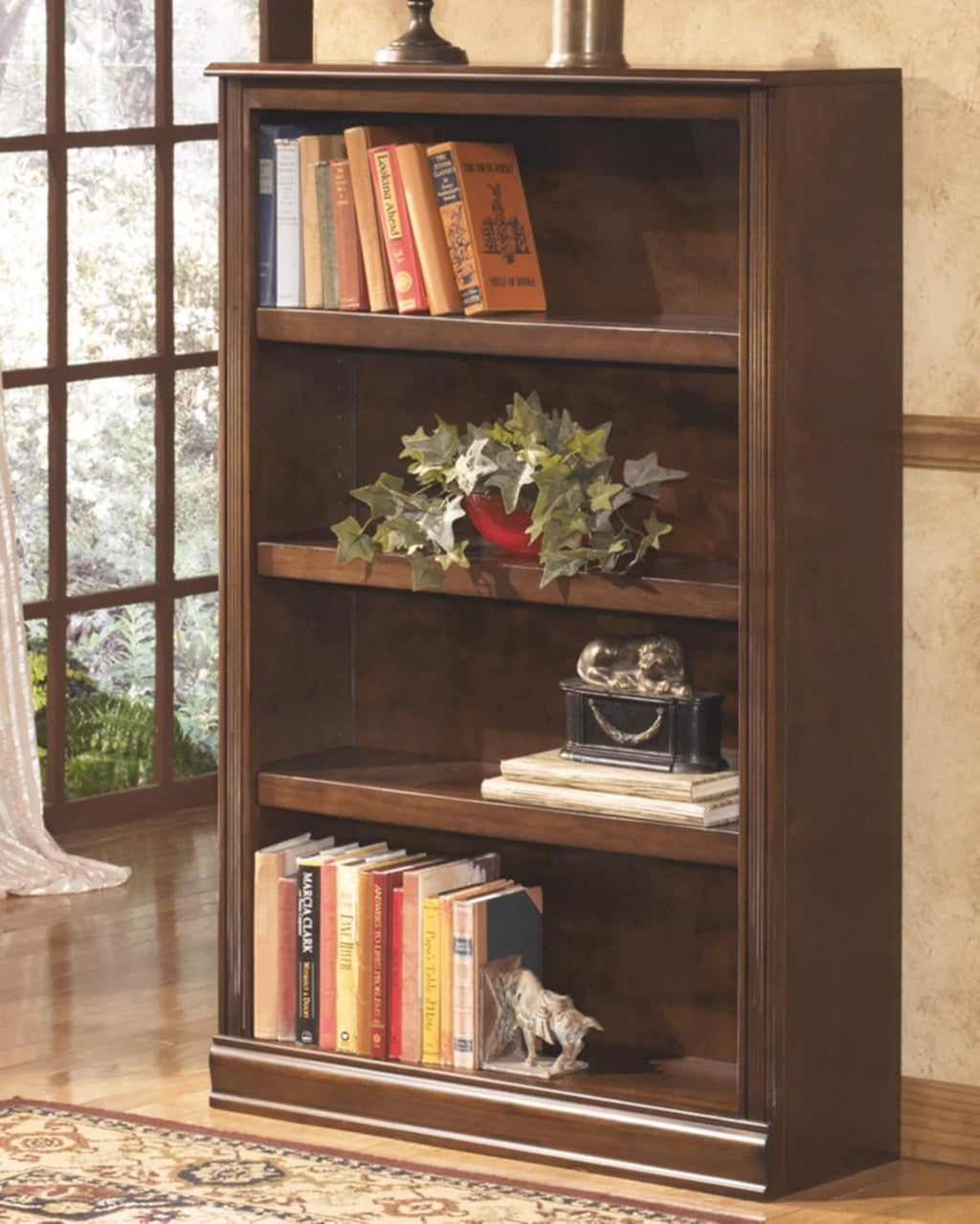 Brown Bookcase with 3 Adjustable Shelves B9951