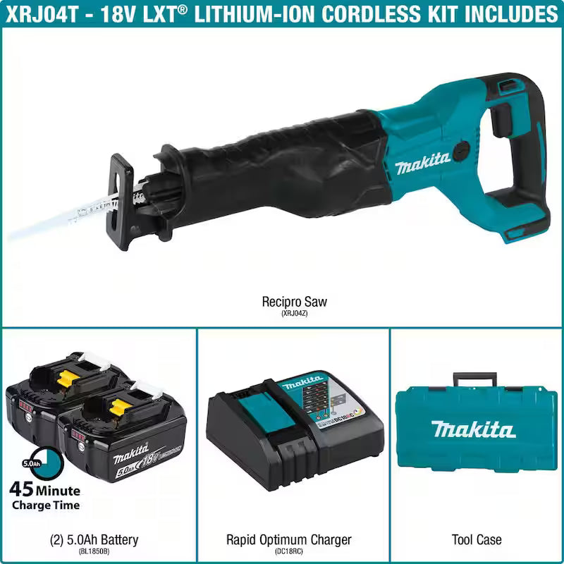 18V 5.0Ah Lithium-Ion Cordless Reciprocating Saw Kit A1922