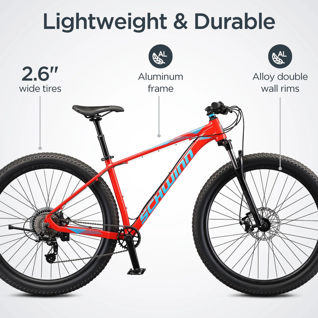 Red 17-Inch Mountain Bike U860