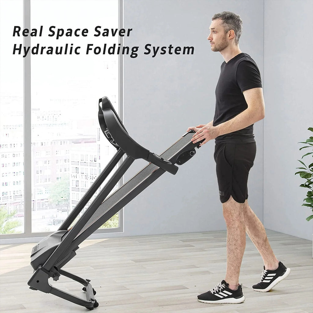 Folding Treadmill with Bluetooth and Incline W18652