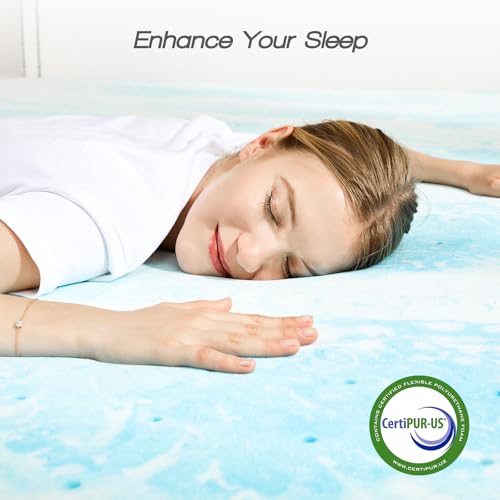 3 Inch Gel Infused Memory Foam Mattress Topper Full F8443