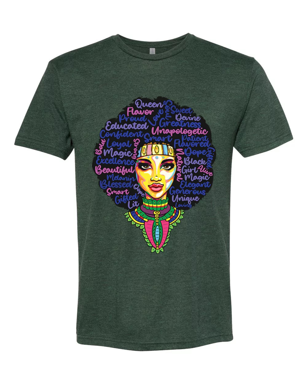 Forest Green X-Large Tri Blend T-Shirt B37094