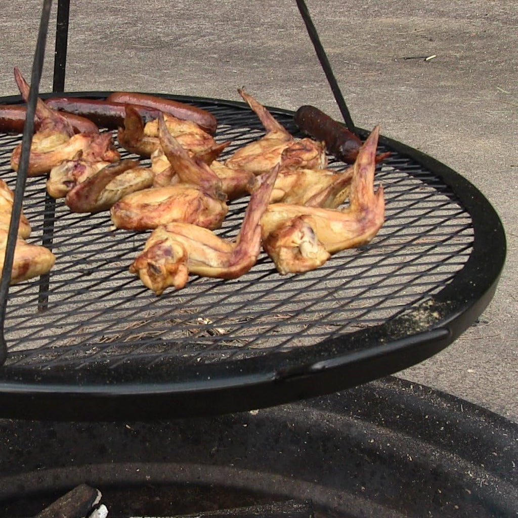 Round Heavy-Duty Steel Campfire Cooking Grate Q447523