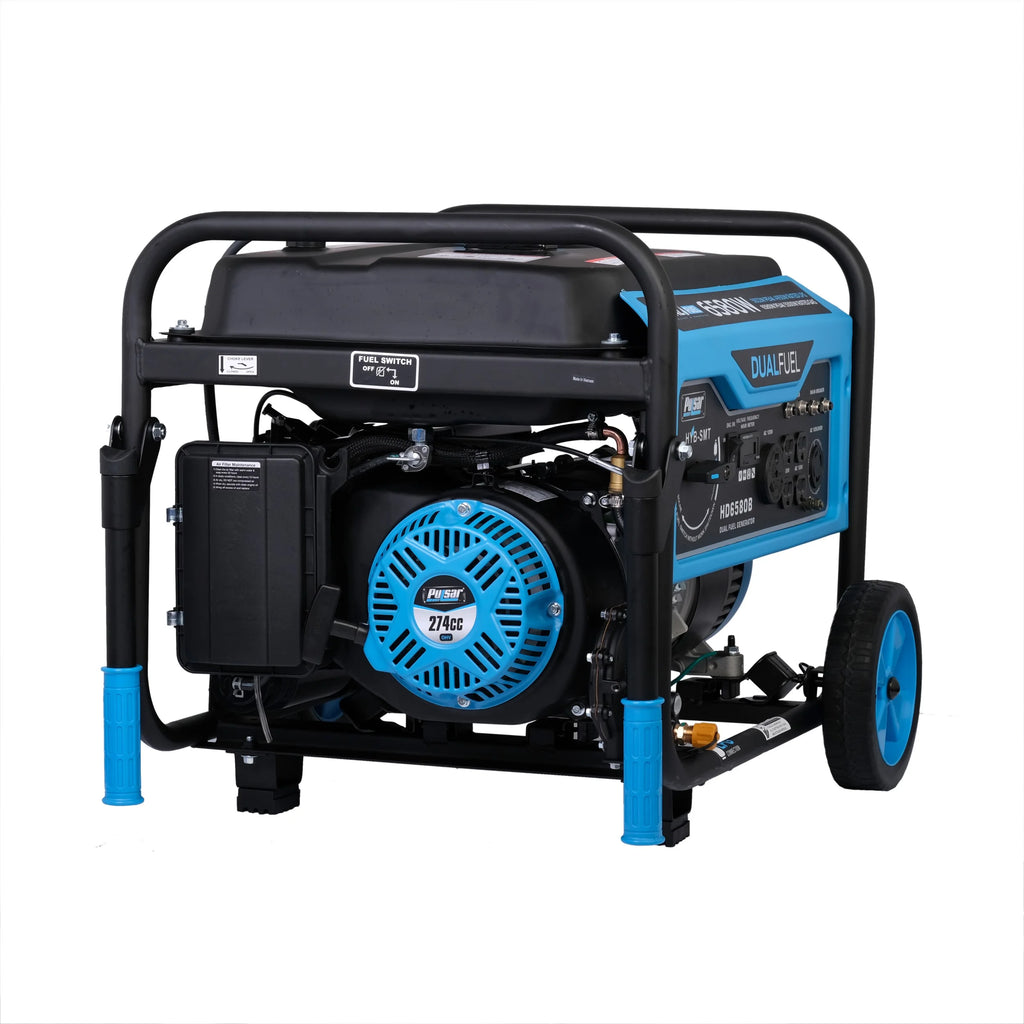 6580-Watt Dual Fuel Portable Generator N676