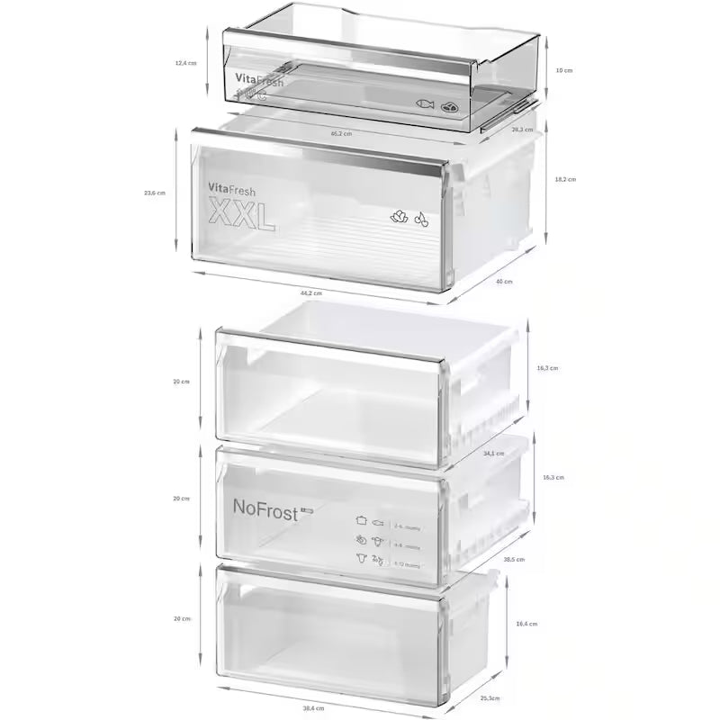 24 in. 12.8 cu. ft. Bottom Freezer Refrigerator in Stainless Steel E4192