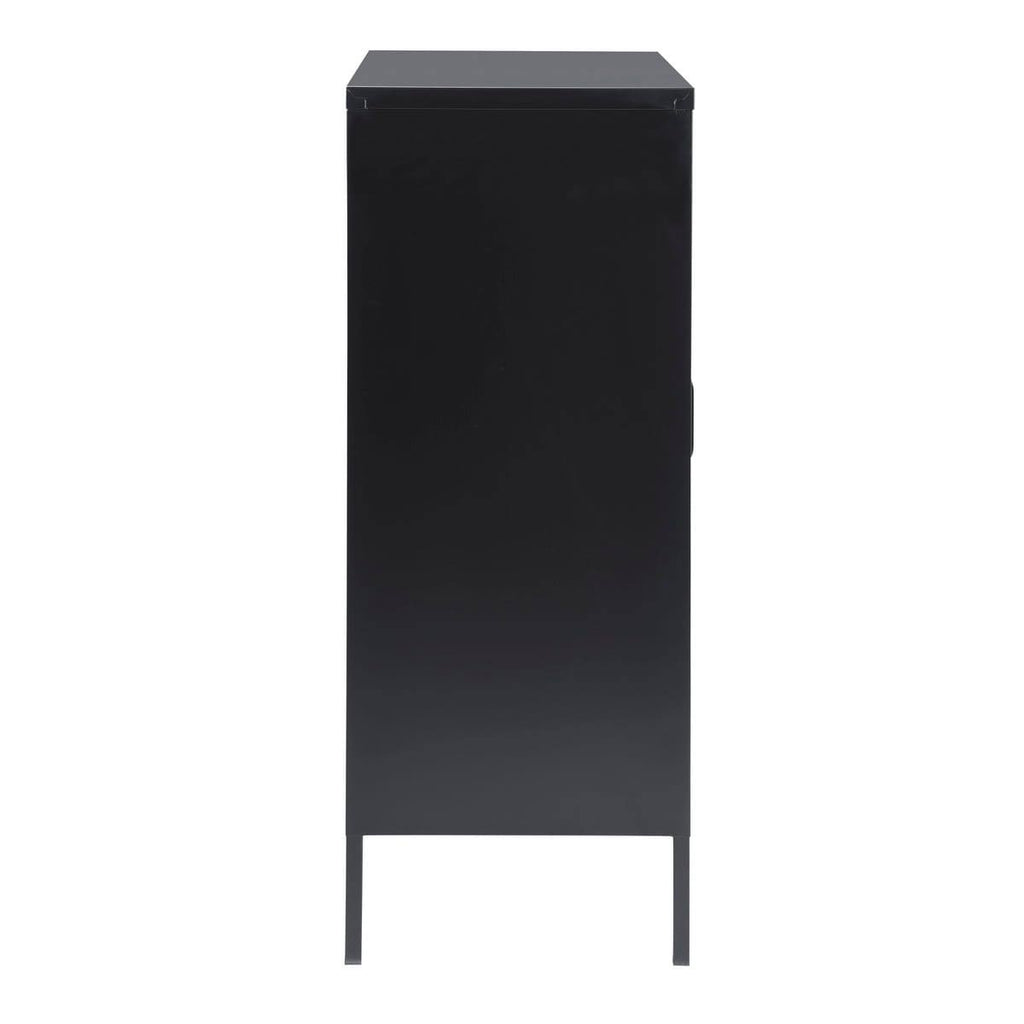 White Metal 2-Door Storage Cabin F85315