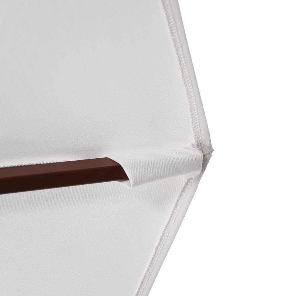 9 ft. Patio Umbrella in Navy White Cabana Stripe U62207