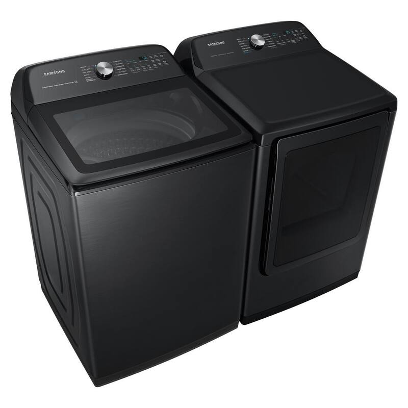 7.4 cu. ft. Vented Gas Dryer with Steam Sanitize in Brushed Black U7995