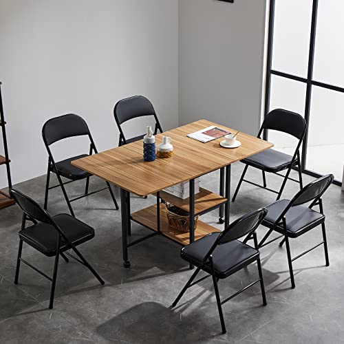 Grey 4 Pack Padded Folding Chairs with Steel Frame X47856