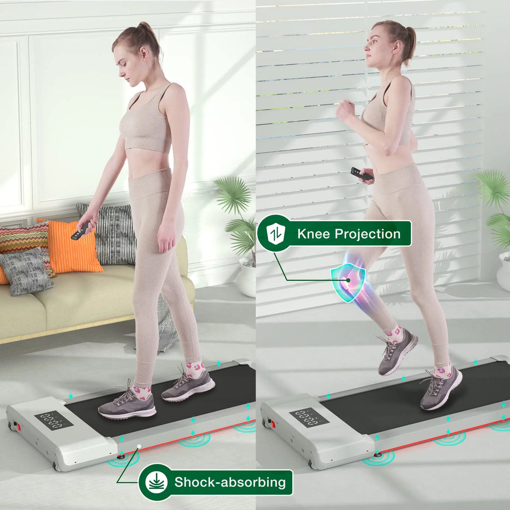 Walking Pad 300lb Under Desk Treadmill with Remote Control I881