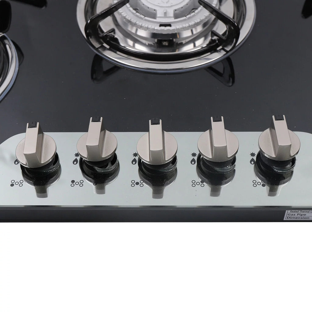 5 Burner Tempered Glass Gas Cooktop T81865
