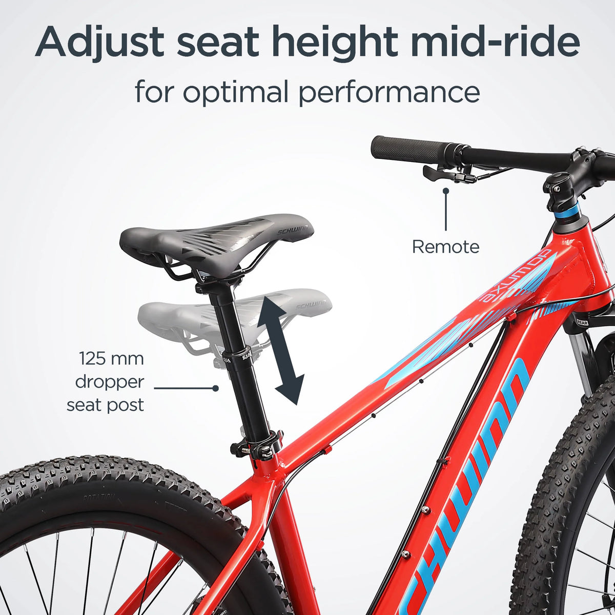 Red 17-Inch Mountain Bike U860