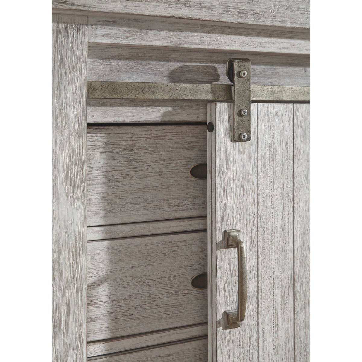 White 5 Drawer Door Chest U9352