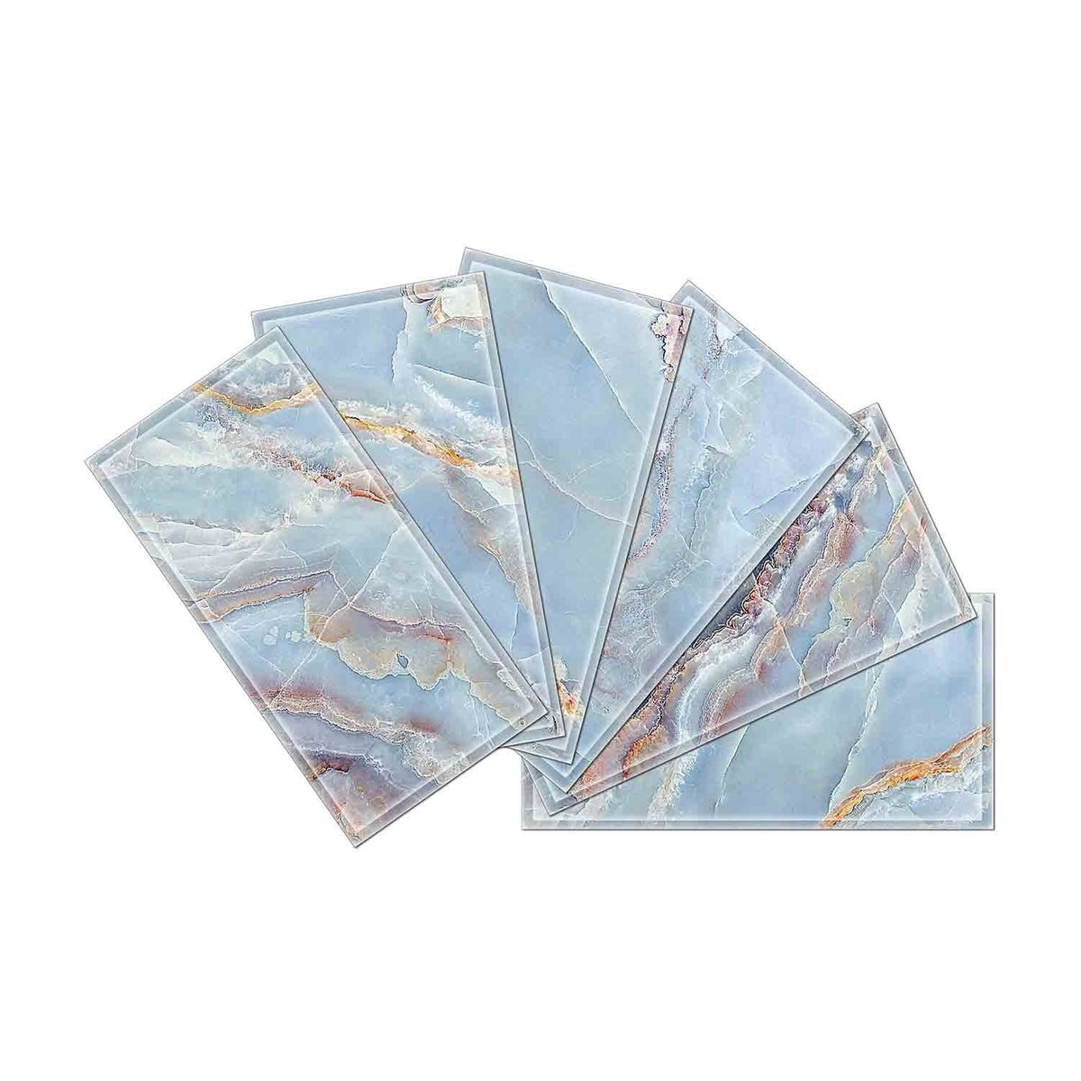 Beveled Glass Subway Tile H1784