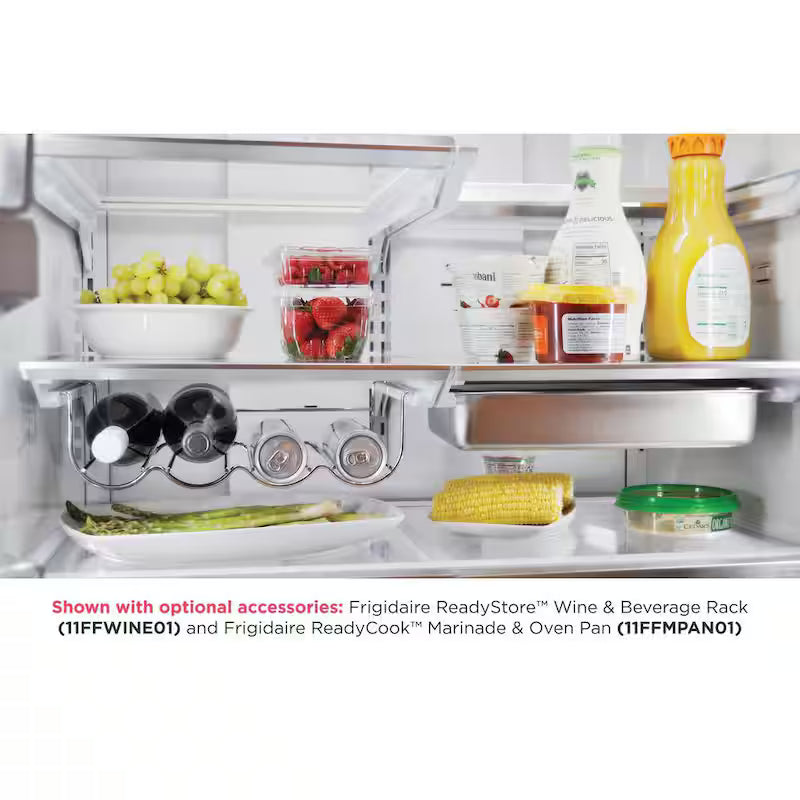 22.6 cu. ft. French Door Refrigerator in Black Stainless Steel Z7073