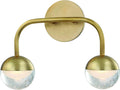 4-Light LED Bath Bracket 29.5 Inches Wide Aged Brass P917
