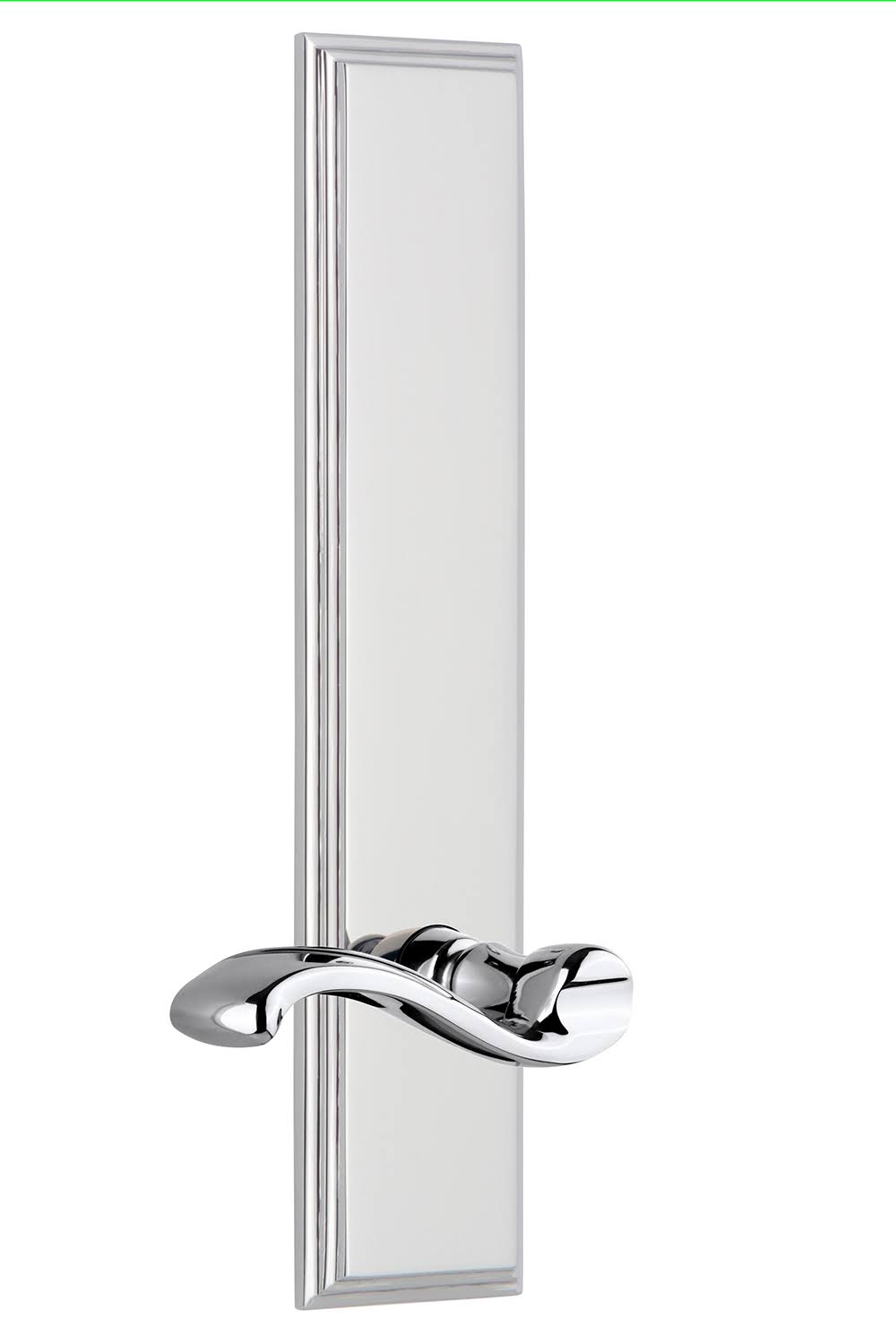 Bright Chrome Tall Plate Dummy Lever F743176