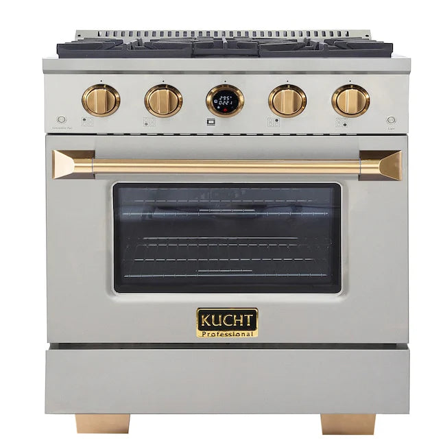 30 4.2 cu. ft. 4 Burner Propane Gas Dual Fuel Range Stainless Steel E412