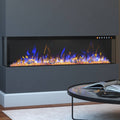 43" Modern Linear Electric Wall Mounted Fireplace E734478