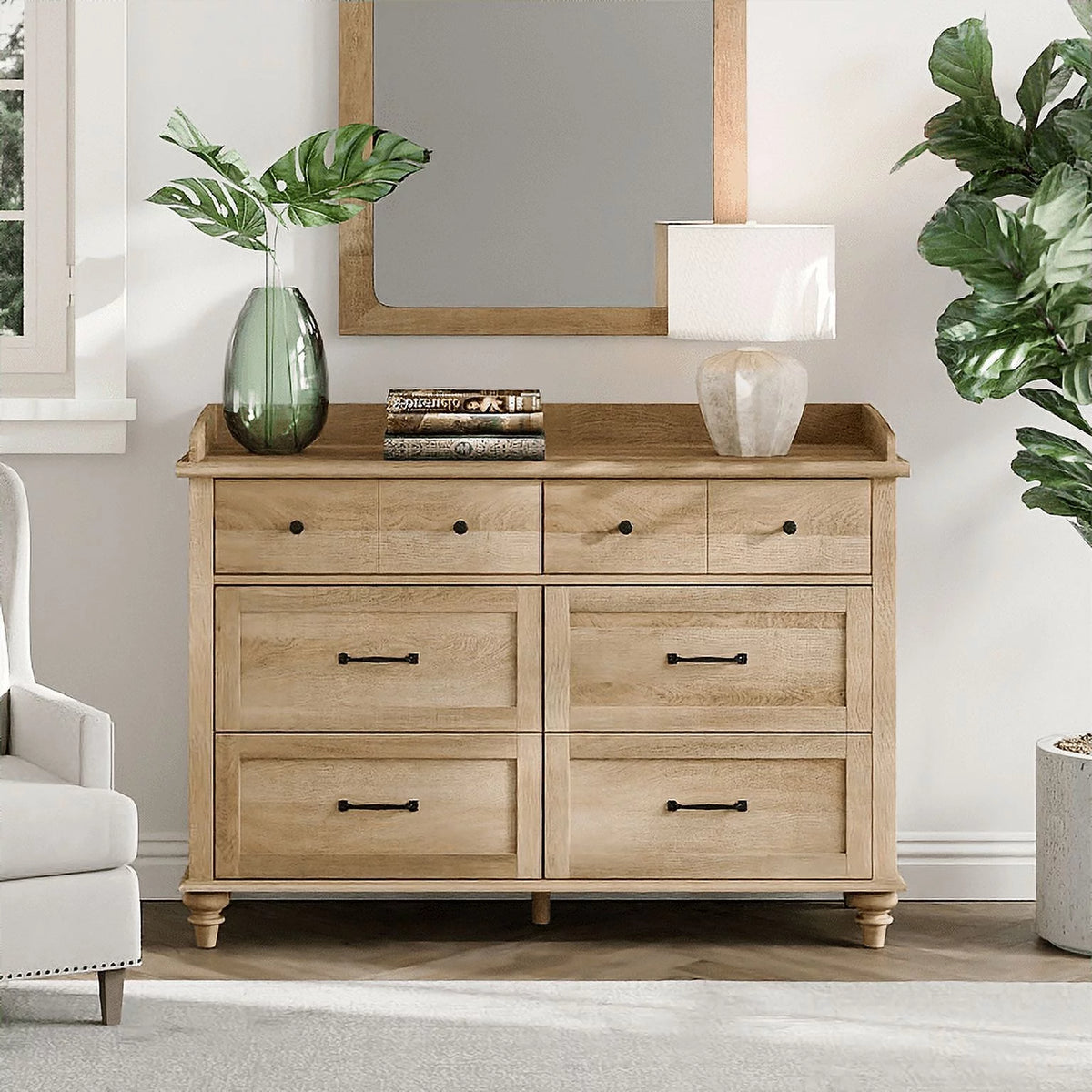 Wood Kids Dresser with 6 Drawers R2533