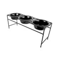 Triple Diner Feeder With Stainless Steel Dog Bowls R73727