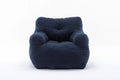 Soft Teddy Fabric Bean Bag Chair 39.4*39.4*27.6 Inches B536315