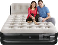 Queen 18 Inch Air Mattress with Built in Pump and Headboard D6330