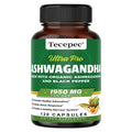 Organic Ashwagandha Capsules 1950mg with Black Pepper Extract 120 Capsules S921