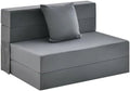 6 Inch Folding Sofa Bed with Pillow C58744