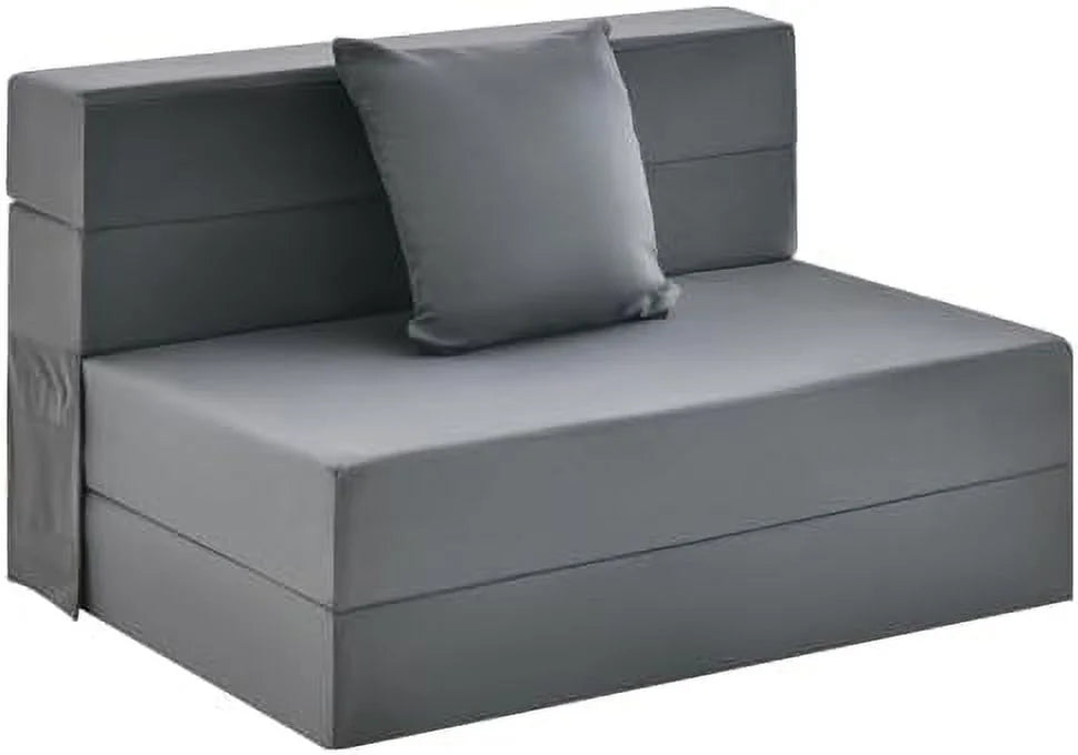 6 Inch Folding Sofa Bed with Pillow C58744