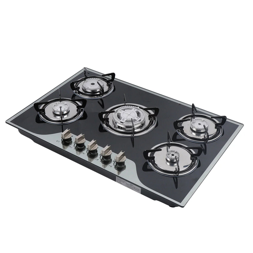 5 Burner Tempered Glass Gas Cooktop T81865
