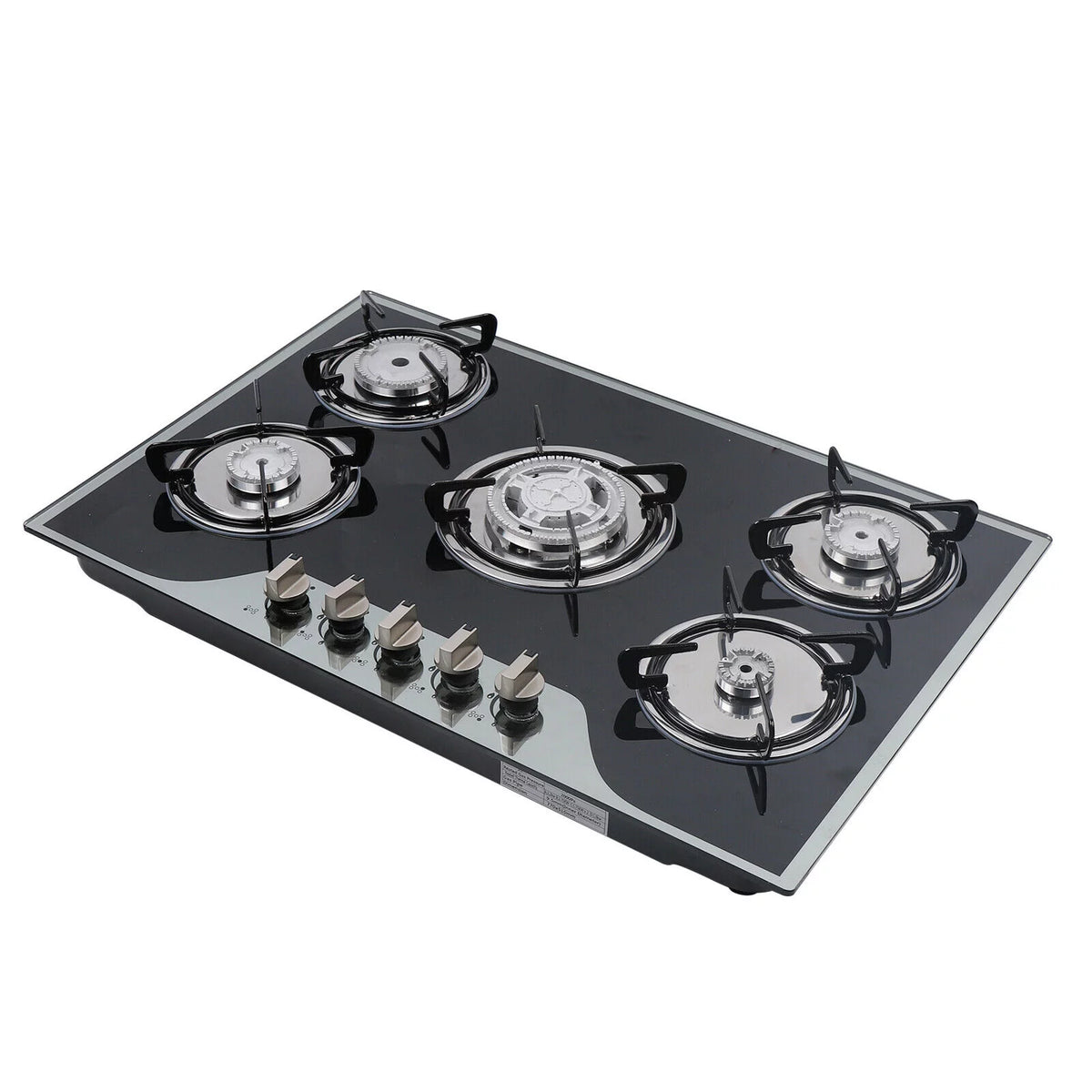 5 Burner Tempered Glass Gas Cooktop T81865