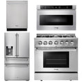 36 Propane Dual Fuel Range, Microwave, Refrigerator, Dishwasher R9823
