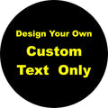 Custom Text Only Lettering Spare Tire Cover G689590