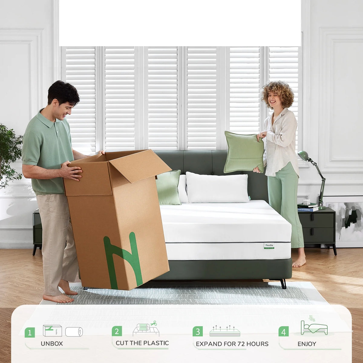 High Density Foam Mattress Queen Size T208902