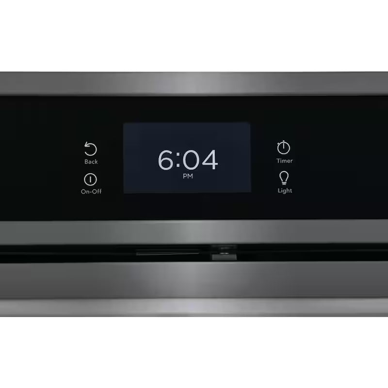 30 in. Double Electric Wall Oven with Convection in Black Stainless Steel Q21226