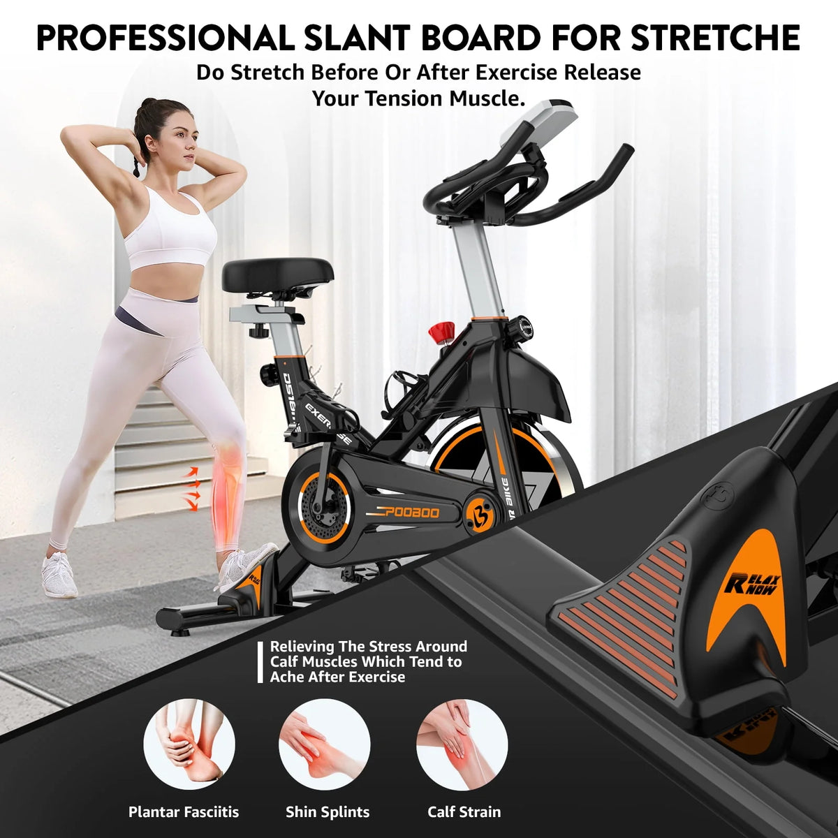 Indoor Cycling Bike Stationary Magnetic Resistance 350lb Flywheel 35lbs S7125