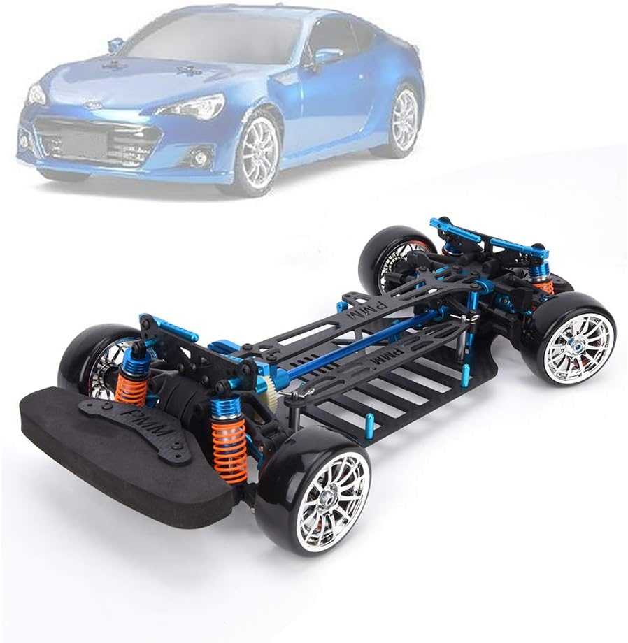 Aluminium Alloy Plastic 1:10 RC Car Frame Kit R130